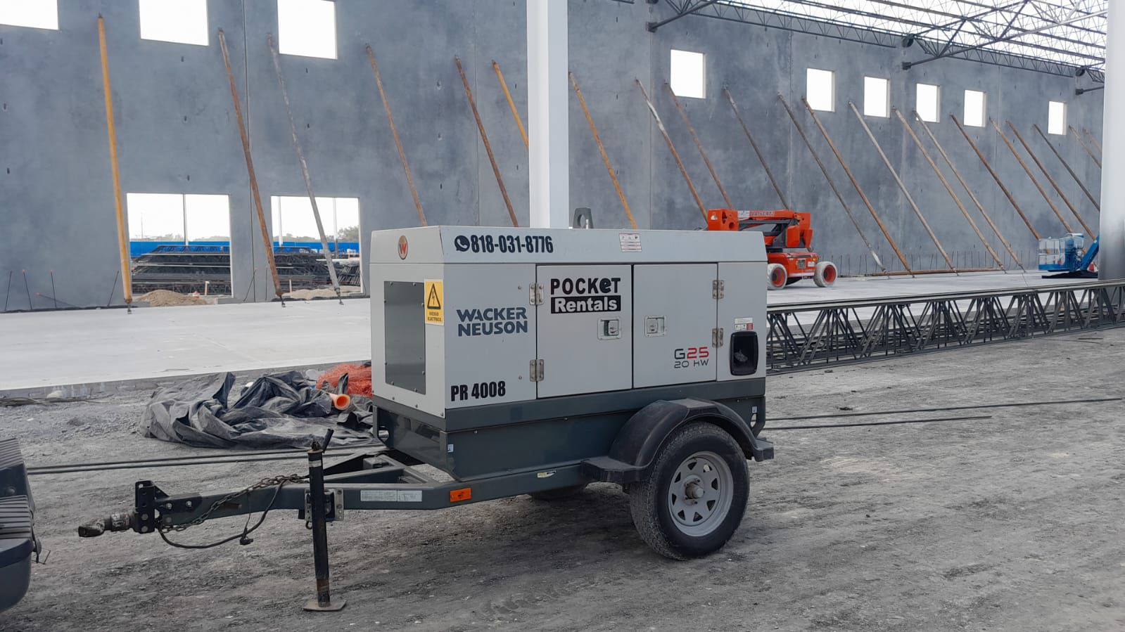 Renta de Generador Eléctrico 20 a 100 KW